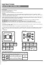 Preview for 1 page of ComfortHeat MCC2-1991 Instructions