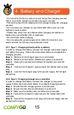Preview for 16 page of Comfy Go Mobility 6011 Lithium User Manual And Warranty
