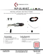 Command access VLP-UL-M-KIT Installation Instructions Manual preview