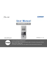 Commax DR-2PN User Manual preview