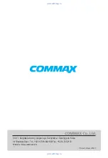 Preview for 22 page of Commax JNS-4CM User Manual