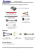 Preview for 3 page of Commell LE-37G User Manual