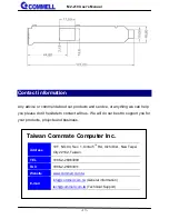 Preview for 14 page of Commell M2-210 User Manual