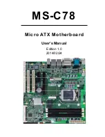 Commell MS-C78 User Manual preview