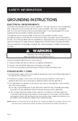 Preview for 6 page of Commercial CHEF CHM14110B6C User Manual