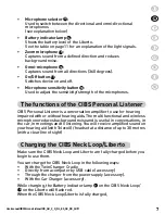 Preview for 17 page of Commidt CIBS PERSONAL LISTENER User Manual