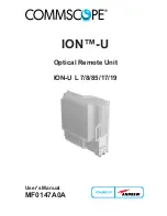 CommScope ION-U L 7/8/85/17/19 User Manual preview