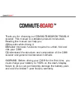 Preview for 7 page of Commute-Board Travel-X Instruction Manual