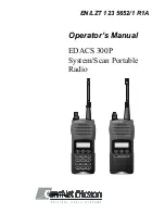 COMNET ERICSSON EDACS 300P Operator'S Manual preview