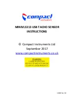 Preview for 1 page of Compact Instruments MINIVLS313 Instructions