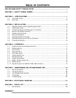 Preview for 2 page of Comparc DELTA MIG 300 Owner'S Manual