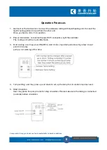 Preview for 8 page of Compcooler COMP-MLCS-12200 Operation Manual