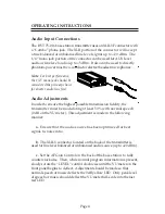 Preview for 6 page of Comtek BST 75-216 Operator'S Manual