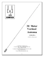 Comtek COM-30VA Manual preview