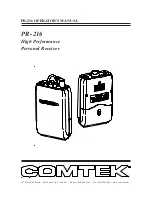 Comtek PR-216 Operator'S Manual preview