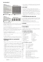 Preview for 22 page of Comunello Automation LIMIT 500 Installation And User Manual