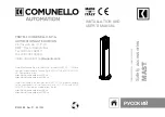 Preview for 17 page of Comunello Automation MAST GMAST005N0G00A Installation And User Manual