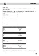 Preview for 3 page of Concept2 OPK7790 Operating Instructions Manual