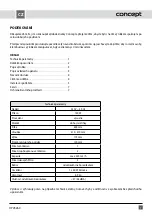 Preview for 3 page of Concept2 OPV3260 Manual