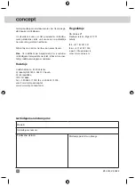 Preview for 54 page of Concept2 VE 3015 Manual