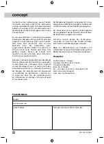 Preview for 58 page of Concept2 VE 3015 Manual