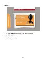 Preview for 10 page of Conceptronic CLLCLIQCAM Quick Installation Manual