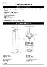 Preview for 2 page of Conceptronic CSPKBTTOWER Quick Manual