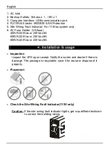 Preview for 4 page of Conceptronic CUPS600 Quick Manual