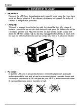 Preview for 3 page of Conceptronic CUPS650 Multi Language Quick Manual