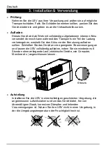 Preview for 9 page of Conceptronic CUPS650 Multi Language Quick Manual