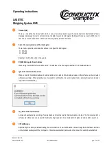 Preview for 21 page of Conductix-Wampfler LASSTEC 0521 Operating Instructions Manual