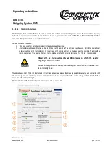 Preview for 51 page of Conductix-Wampfler LASSTEC 0521 Operating Instructions Manual