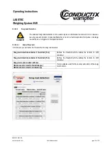 Preview for 67 page of Conductix-Wampfler LASSTEC 0521 Operating Instructions Manual