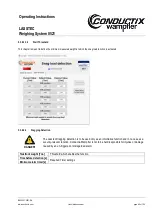 Preview for 68 page of Conductix-Wampfler LASSTEC 0521 Operating Instructions Manual