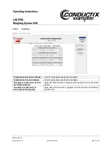 Preview for 72 page of Conductix-Wampfler LASSTEC 0521 Operating Instructions Manual