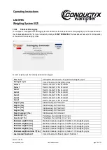 Preview for 76 page of Conductix-Wampfler LASSTEC 0521 Operating Instructions Manual