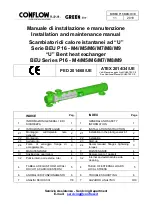 Preview for 17 page of CONFLOW GREEN BEU P12-M1 Series Installation And Maintenance Manual