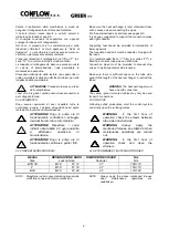 Preview for 20 page of CONFLOW GREEN BEU P12-M1 Series Installation And Maintenance Manual