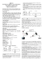 Preview for 1 page of Connect Research CBH7116 User Manual