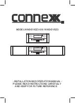 Preview for 1 page of connexx WMS-DVDZ3 Installation And Operation Manual