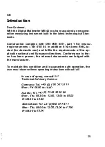 Preview for 4 page of Conrad Electronic ME-42 Operating Instructions Manual