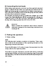 Preview for 13 page of Conrad Electronic ME-42 Operating Instructions Manual