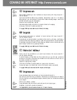 Preview for 112 page of Conrad Electronic WS-8035IT Operating Instructions Manual