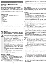 Preview for 3 page of Conrad 41 35 05 Operating Instructions Manual