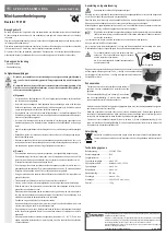 Preview for 4 page of Conrad 57 01 00 Operating Instructions