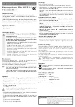 Preview for 3 page of Conrad G-Star HS-317UV Operating Instructions