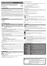 Preview for 4 page of Conrad SL04 Operating Instructions