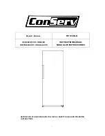 Preview for 1 page of ConServ FR1350SS-N Instruction Manual