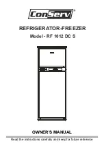 ConServ RF 1012 DC S Owner'S Manual preview