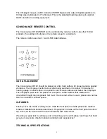 Preview for 5 page of Consonance CD120 Linear User Manual